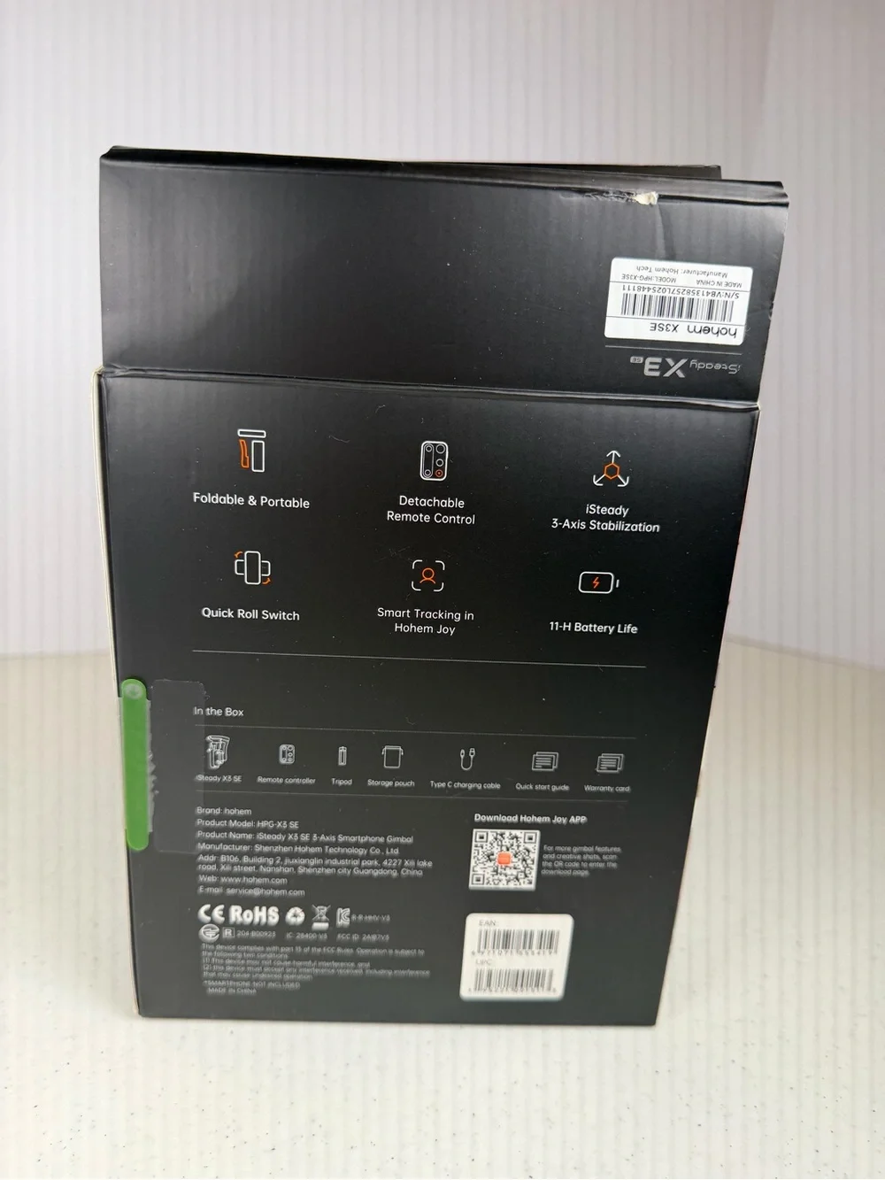 Hohem iSteady X3 SE 3-Axis Smartphone Gimbal Stabilizer Remote Tripod